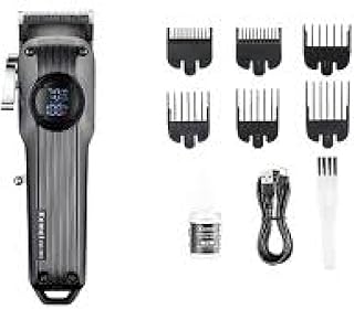 ماكينة حلاقة شعر احترافية km-1551 عالية السرعة برأس قابل للتعديل من كيمي