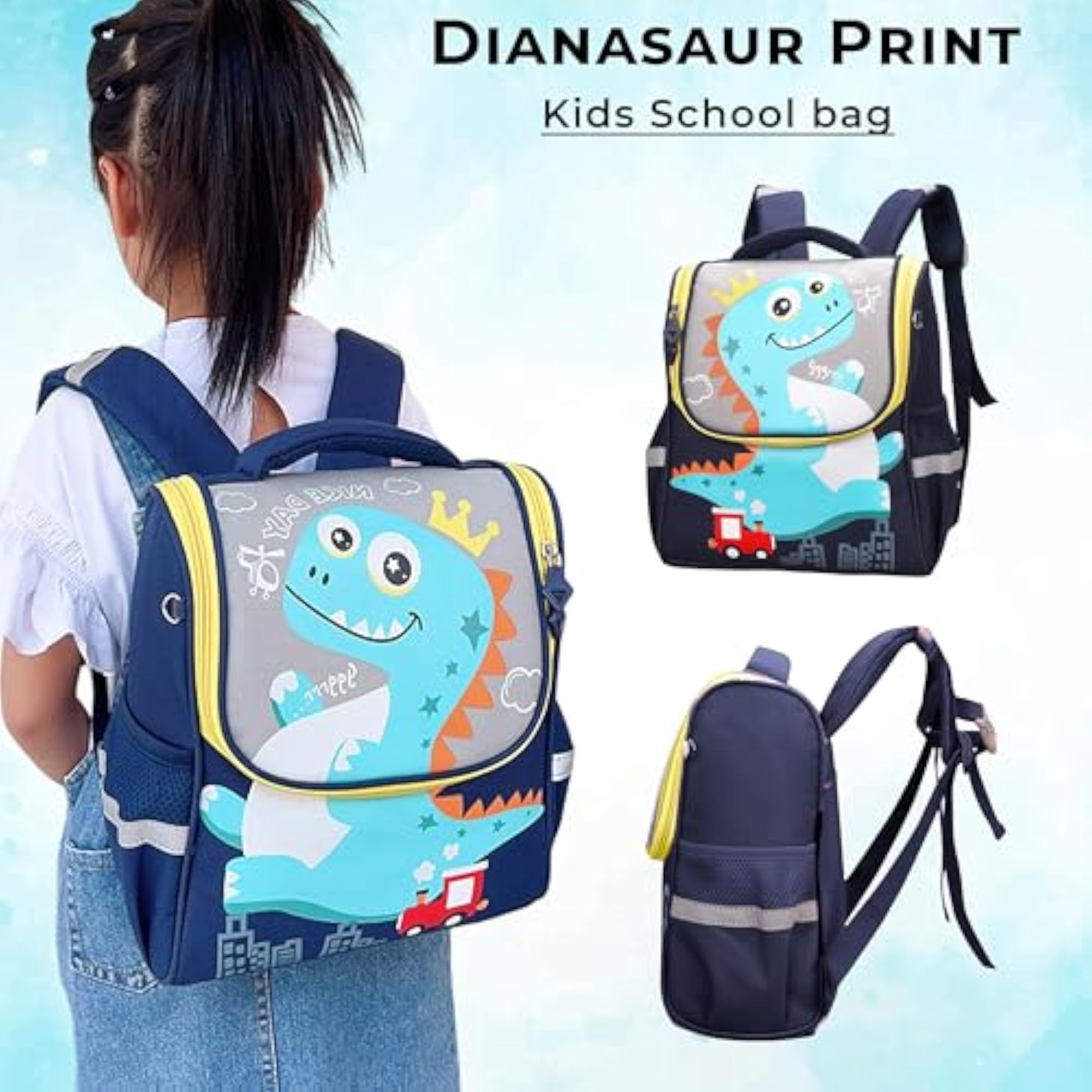 Cartoon Printed Lightweight Toddler Backpack