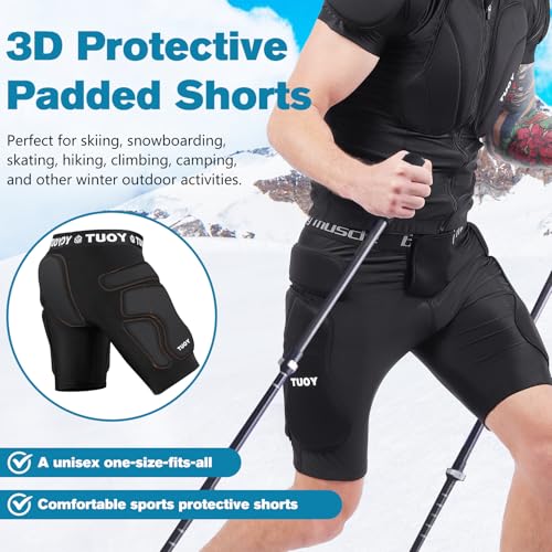 Equipo de protección de patinaje para adultos y protector corto de cadera para bicicleta 6