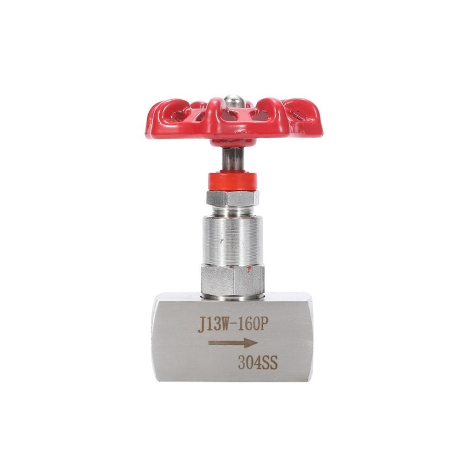 SUOFEILAIMU-Valve Valvola a spillo femmina con filettatura DN25 da 1 pollice Valvole di intercettazione in acciaio inossidabile 304 ad alta pressione J13W-160P