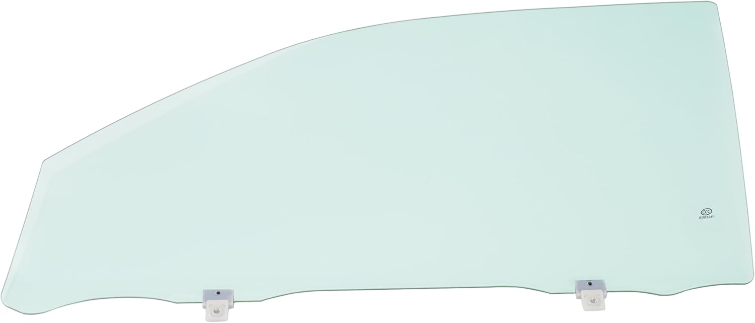 ALMULOO Left Side Front Door Window Glass Compatible with 2004-2012 Chevrolet Colorado GMC Canyon & 2006-2010 Isuzu i-280 i-290 i-350 i-370 Light Green