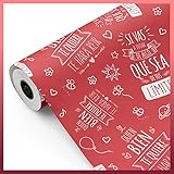 CALIDAD y CUALIDADES ÓPTIMAS: nuestras bobinas de papel para envolver regalos están estampadas con tintas al agua sobre papel estucado de calidad LWC especialmente seleccionado, que –por su dureza justa (gramaje 80-90 g/m2) y las propiedades plásticas de su fibra de celulosa– tiene un BALANCE IDEAL ENTRE RESISTENCIA y FACILIDAD DE ENVOLTURA. Además, sus diseño intrincado dificulta que se vean los regalos que recubre.