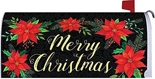 Preisvergleich Produktbild Personalisierbare Dekoration Weihnachtsstern Briefkasten, Umschlag Vinyl mit Magnetstreifen für Stahl Standard Landbriefkasten