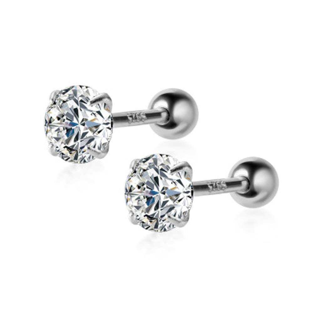 Piccoli orecchini a cerchio in argento Sterling 925 per donne e ragazze, in oro 14 carati, piccoli orecchini ipoallergenici per cartilagine, small, Argento sterling, Nessuna pietra preziosa