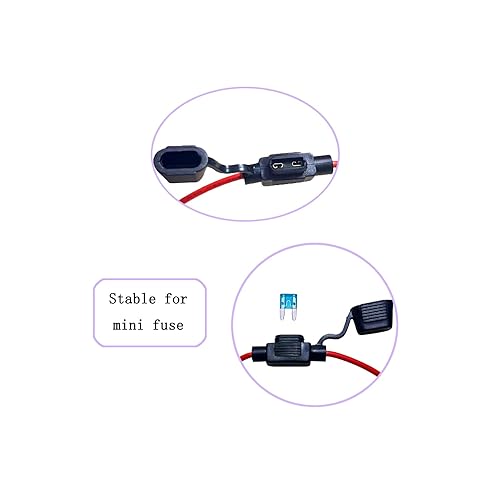 Miniatura 3 de Portafusibles de calibre 16 en línea para fusibles tipo mini cuchilla (paquete de 5)