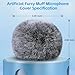 ZealSound Blue Yeti Pop Filter for Blue Yeti Microphone,Mic Foam Cover with Furry Windscreen Muff windshield for ZealSound K66/Yeti/Yeti X/Yeti Nano/Blue Yeti Pro/AM8/SoloCast and More USB Mics