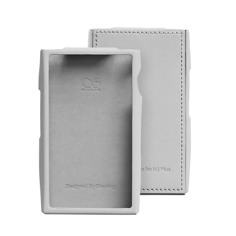 SHANLING M3 PLUS グレー レザーケース付き Amazon.co.jp: SHANLING M3 PlusレザーケースM3Plusポータブル
