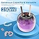 Ultraschall-reinigungsgerät, 50000Hz Ultraschall Reiniger 250ML Automatischer UV-reinigungsgerät 4 Modi Ultrasonic Cleaner für Zahnersatz, Retainer, Aligner, Prothesen, Zahnschiene, Schmuck