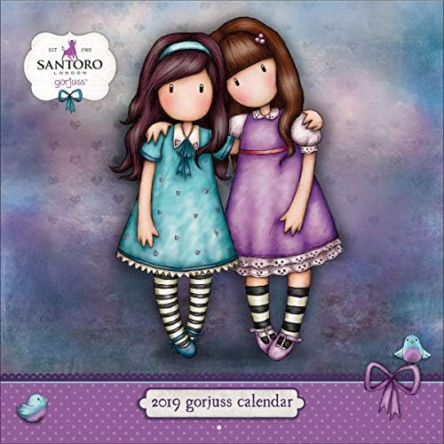 Gorjuss Santoro 2019 Wall Calendar - Friends Walk Together