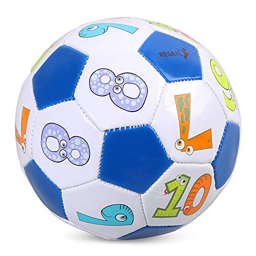 Kiboule Bola de futebol infantil tamanho 2 bola de treinamento de futebol inflável presente com saco