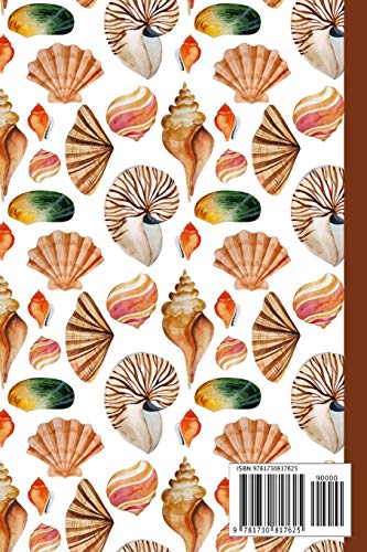 'Shells are Free' Journal: 6 x 9 inch lined cream page Journal Notebook - Image 2