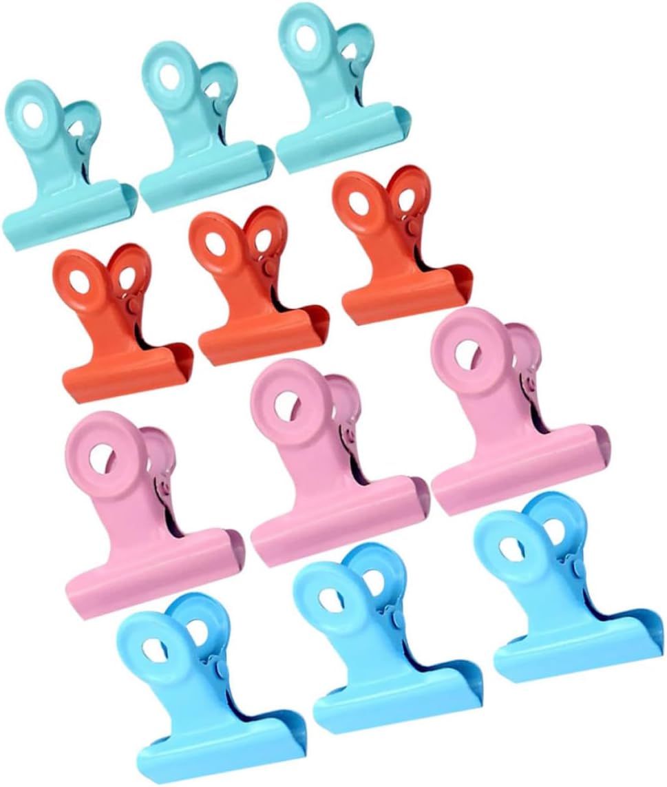 12pcs Colorful Plastic Sealing Clips for Snacks Food Storage