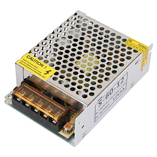 S-60W-12 LED �X�C�b�` �d�� ���� AC110V-220V �o�� DC12V 5A �d���X�C�b�`���O�h���C�o�[ �����^�ψ��� �Ɩ��A�_�v�^�[ �Y�Ƌ@�� �����g�����V�[�o�[�p