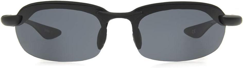 Dioptics Solar Comfort Ames Sport Sunglasses Polarized Wrap, Black, 54 mm - Image 2