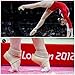 Tuli’s Cheetah Heel Cup with Compression Sleeve for Sever’s Disease and Heel Pain for Gymnasts and Dancers, Large