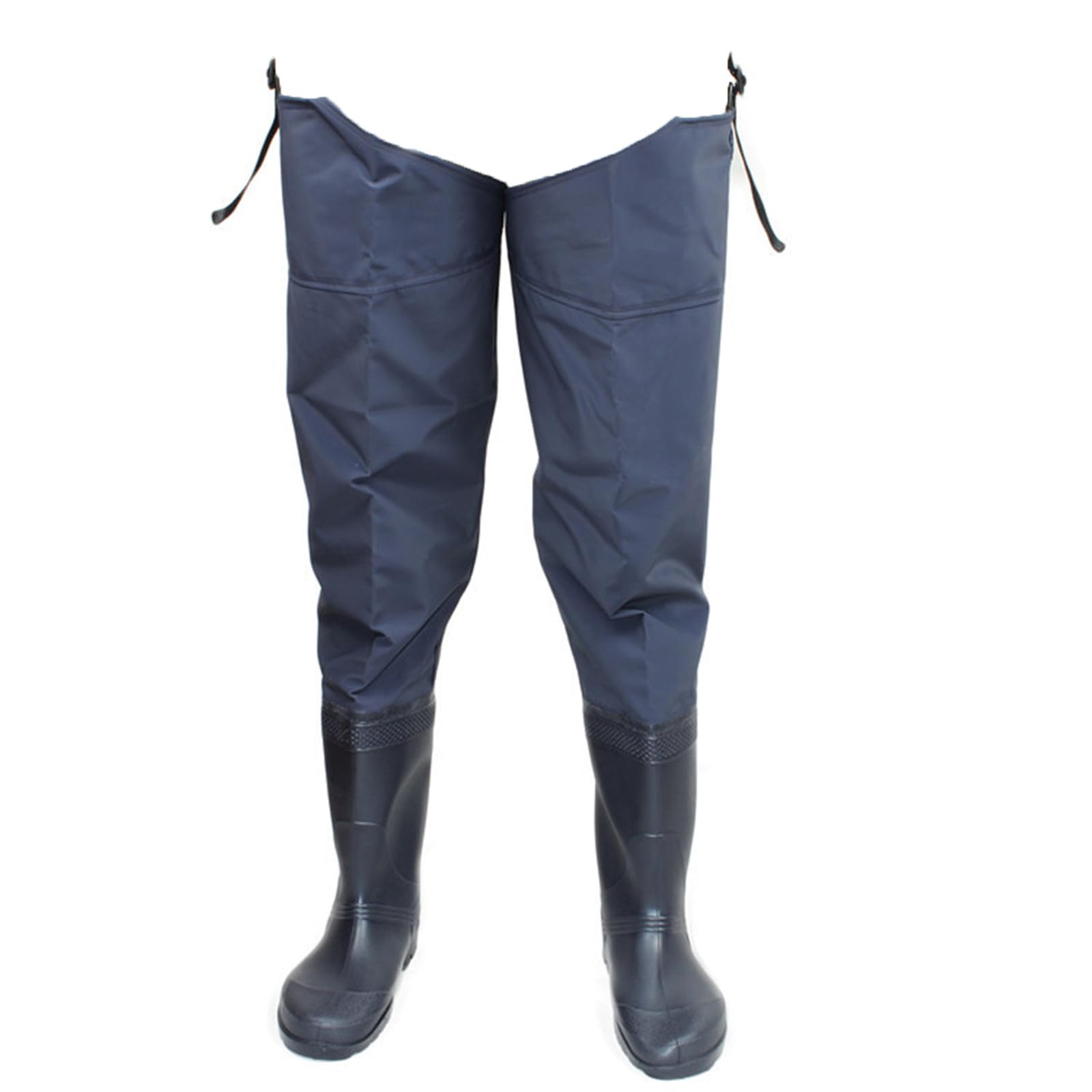 Stivali da Pesca con Scarpe da Acqua Alte Ispessite, Stivali di Gomma A metà Corpo Impermeabili al 100% Pantaloni da Caccia da Lavoro All'aperto Antiscivolo