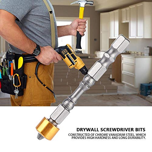 Wincal Drywall Screwdriver Bits-10pcs 65mm PH2 Hex Shank Magnetic Anti-Slip Screwdriver Bits Set - Image 4