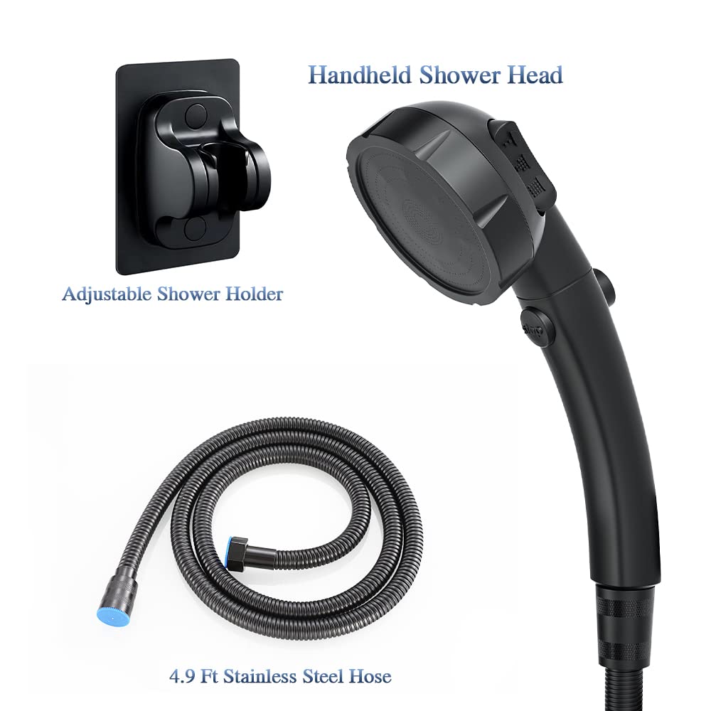 Soffione Doccia Portatile Ad Alta Pressione Con 3 Modalità - Per Bagno E Viaggio - Foto 2