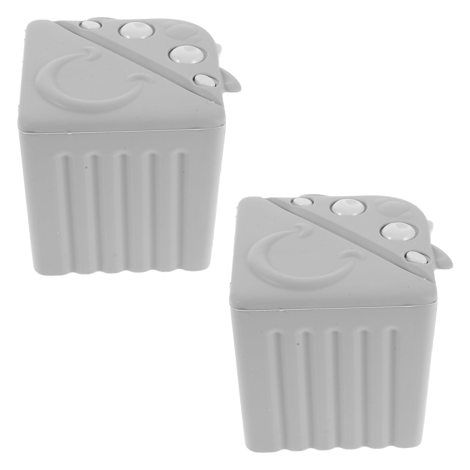 Protection d'angle en silicone souple gris pour amortir les chocs de vos meubles