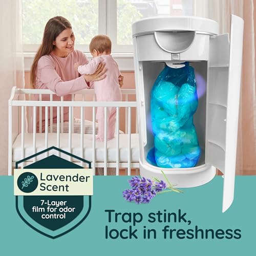 image for Reli. Diaper Pail Refill Bags, Compatible with Munchkin Step, Pail (6 