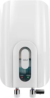GM Fogo 5Ltr 3KW Instant Water Heater Geyser | Warranty of 7Yr Tank, 4Yr Element, 2Yr Product | Rust & Shock Proof | 6.5 Bar Pressure for High Rise Building | Home Kitchen & Bathroom | White