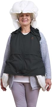 Elderly Anti Fall Airbag Vest | Smart Wearable Protection for Seniors | 0.08s Rapid Pop-Up Shielding | Fall Prevention Device with App Tracking & GPS | Safety Jacket for Hip and Head Protection - S20