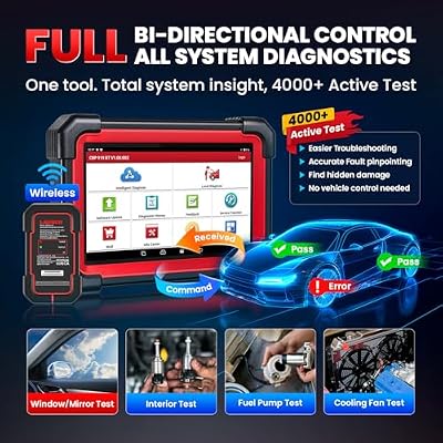 LAUNCH X431 CRP919EBT 2026 Wireless Bidirectional Scan Tool, All-in-One Full System OBD2 Scanner, ECU Coding, 35+ Services, CANFD&DOIP, FCA AutoAuth, VAG Guide, 2Yrs Free Update, Upgraded of CRP919E