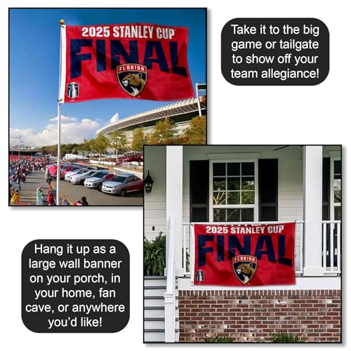 Drapeau Finale Coupe Stanley 2025 Florida Panthers par WinCraft