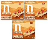 Nairn's Gluten Free Sourdough Flatbreads, 150g (Pack of 3) - Healthy Snacks