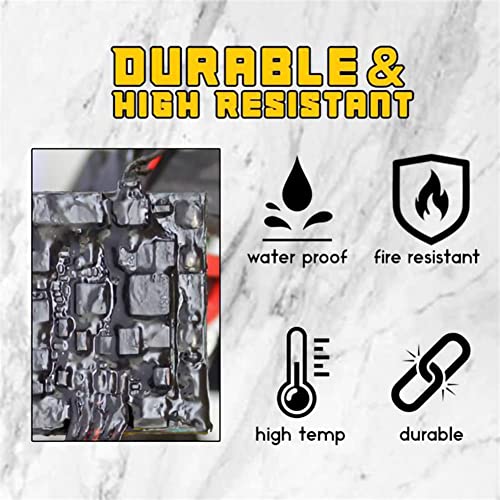 Cmeilau Rivestimento In Gomma Isolante Liquido, Colla Ignifuga Resistente Alle Alte Temperature, Nastro Elettrico Liquido Nero, Nastro Isolante Liquido Per Isolamento Elettronico (Bianco) - 8