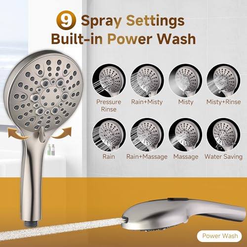 Sistema de regadera BRIGHT SHOWERS con cabezal y manguera miniatura 4
