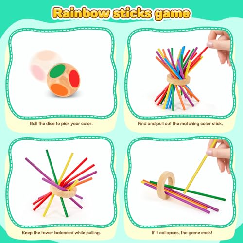 Juego de Mesa Montessori de Madera para Niños miniatura 6