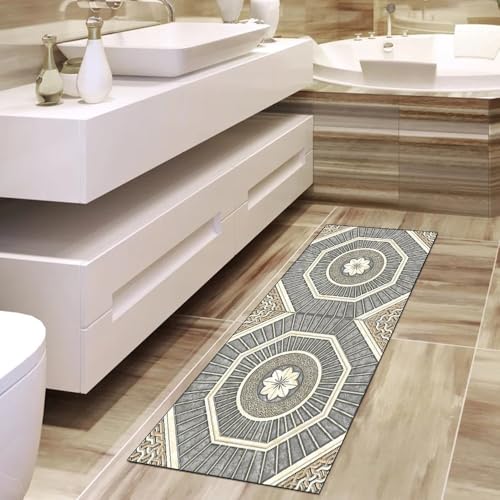 Alfombra lavable de pasillo con base antideslizante 4
