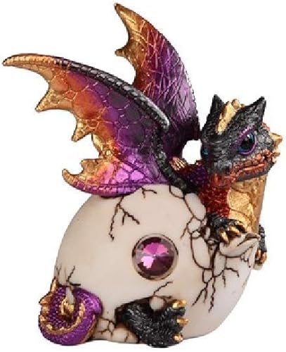 GSC 71665 - Figura de dragón con huevo (5.5 pulgadas), color rojo