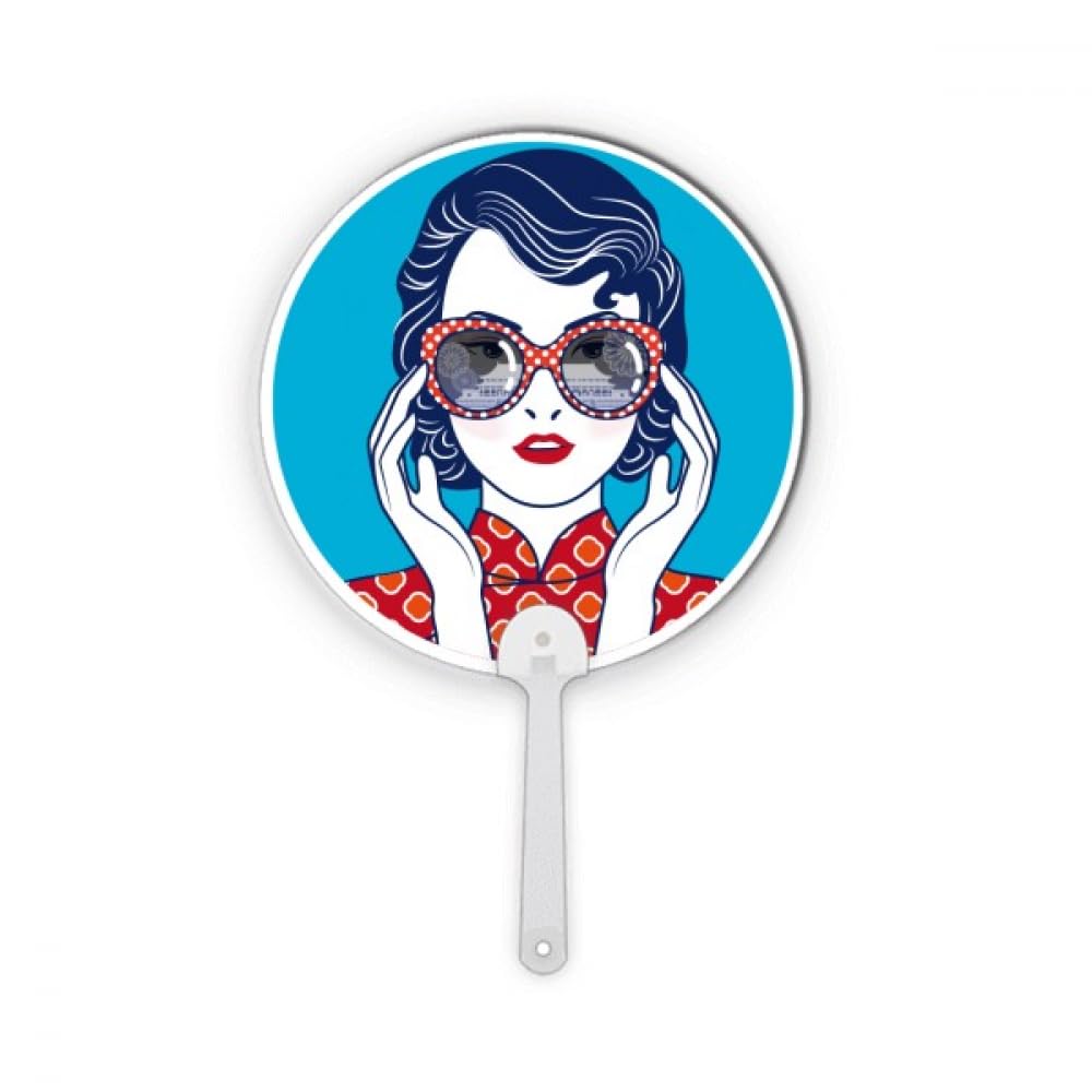 Lunettes rondes plastique femme bleu : monture rétro de qualité supérieure