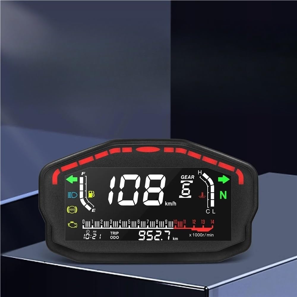 Odometer Speedometer Universal Motorcycle Speedometer Digital Odometer Backlight Moto Dashboard For 2 4 Cylinders