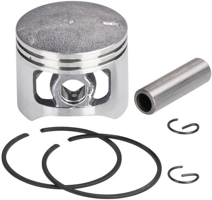 1 Set 5200 52CC Chainsaw Piston Ring Pin Kit 45mm Chainsaw Piston Set Chainsaw Piston Kit Replacement Parts