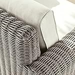 Loberon Sessel Bardou Polyrattan Grau/Creme