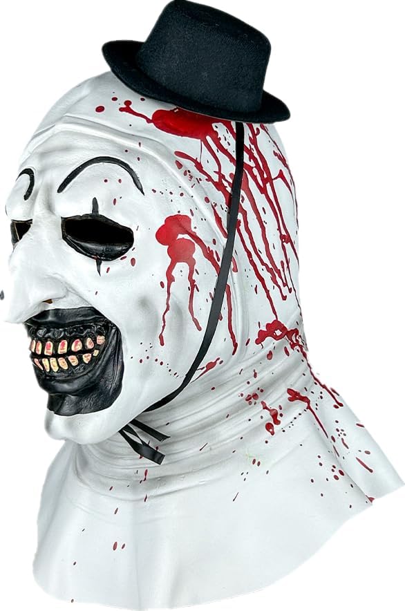 WPOZD Adult Terrifier Costume The Killer Clown Cosplay Costume Anime Black White Bodysuit Halloween Suit With Mask - Image 3