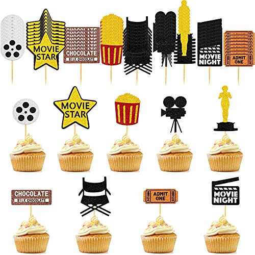 Décorations de cupcakes sur le thème du film pour embellir facilement vos gâteaux