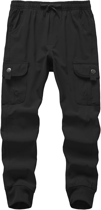 Kids Cargo Pants, Youth Boys Hiking Casual Outdoor Quick Dry Boy Scout Pants
