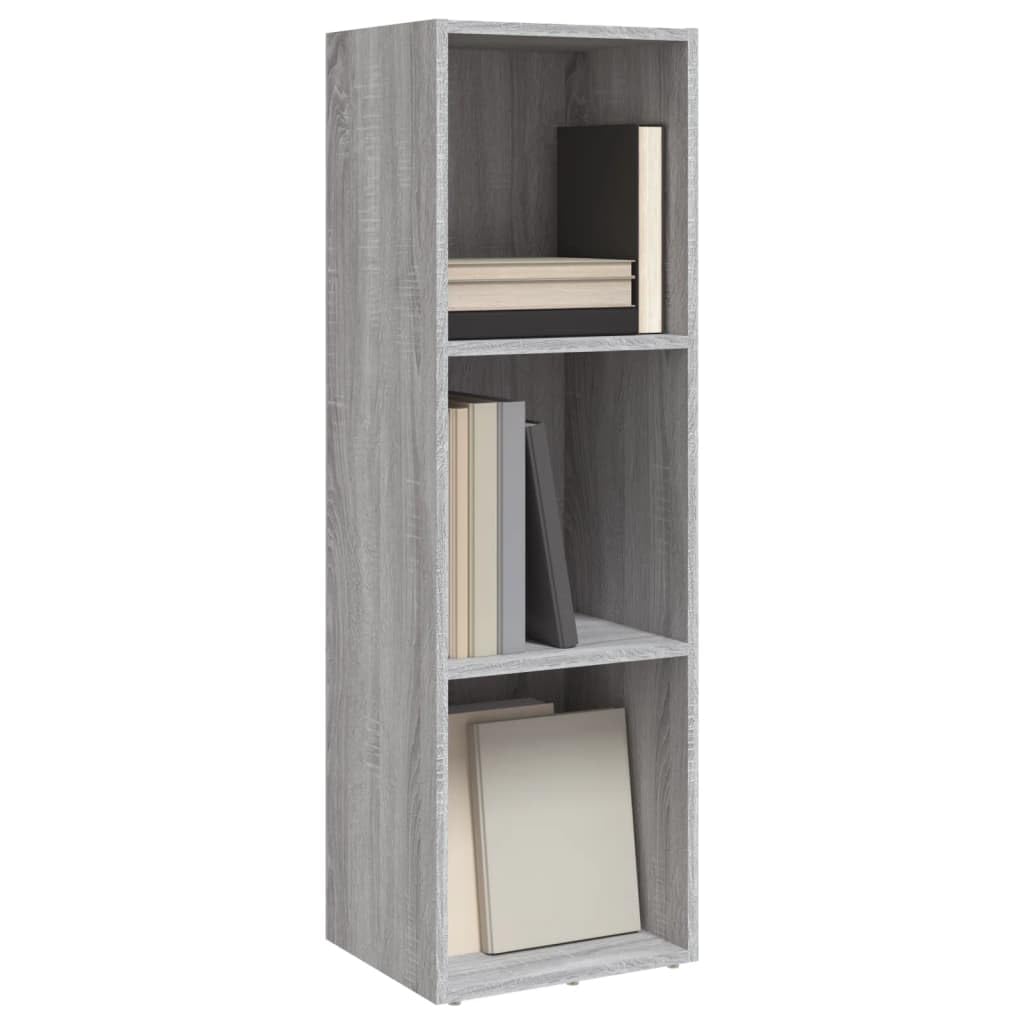 Bücherregal Standregal Grau Sonoma 36x30x114 cm Holzwerkstoff