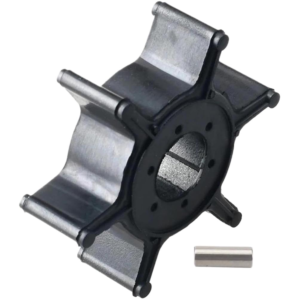Girante e chiave della pompa dell'acqua compatibili con i modelli fuoribordo a 2 tempi e 4 tempi 4, 5 e 6 – Sostituisce i codici 6E0-44352-00, 19211-ZV0-003, 93604-18080-00, 18-3073