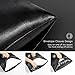 Love's cabin Satin Pillowcase Set of 2 Queen Size 20x30, Cooling Pillow Covers for Hair and Skin, Silky Smooth with Envelope Closure, Similar to Silk, Black