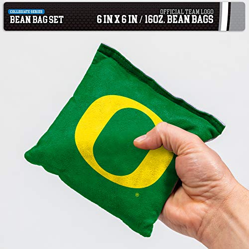 Image of NCAA College Dual Sided Bean Bags by Wild Sports, 8 Count, Premium Toss Bags for Cornhole Set - Great for Tailgates, Outdoors, Backyard