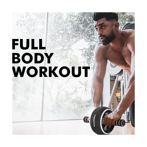 Ab Roller Wheel - 3-In-1 Ab Wheel Roller & Jump Rope - Ab Roller for Abs Workout - Ab Wheel Roller for Core Workout - Rueda Para Abdominales - Abs Roller for Abs Workout - Exercise Wheels for Abs - Workout Equipment for Home Workouts