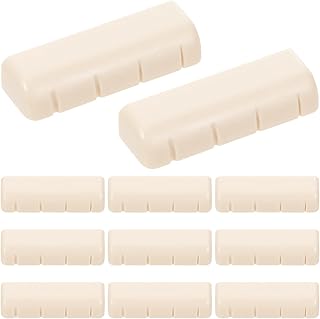 SUPVOX 20pcs banjo pillow banjo replacement parts banjo neck holder banjo accessories banjo neck support banjo supplies replace banjo nut universal Synthetic resin white Component