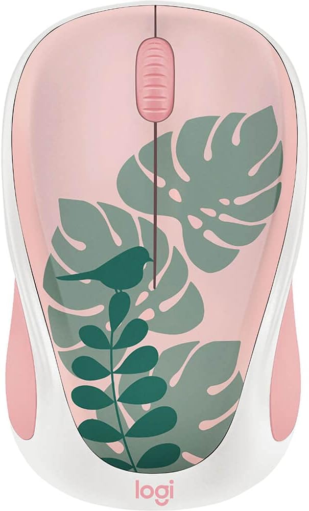 Design Collection Limited Edition Wireless Compact Mouse with Colorful Designs - Chirpy Bird