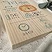 Imagen de Natalicio de madera para bebés León Turquesa personalizado con nombre