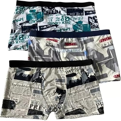 Image of 3 Pack of 3 Printed Underwear for Men Briefs
